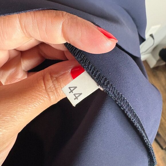 Chiara Boni La Petite Robe Sz 44IT 8US Florien 3/4-Sleeve Jersey Faux-Wrap Dress - Picture 6 of 10